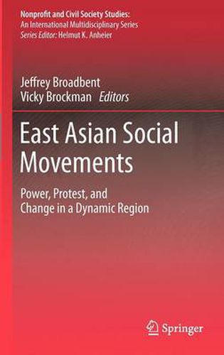 Cover image for East Asian Social Movements: Power, Protest, and Change in a Dynamic Region