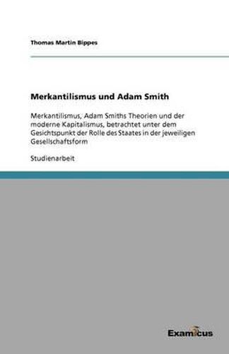 Cover image for Merkantilismus und Adam Smith