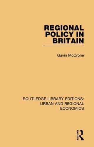 Cover image for Regional Policy in Britain