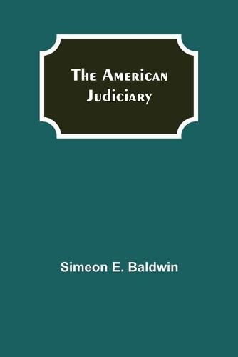 Cover image for The American Judiciary