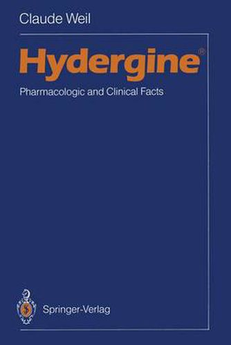 Cover image for Hydergine  (R): Pharmacologic and Clinical Facts