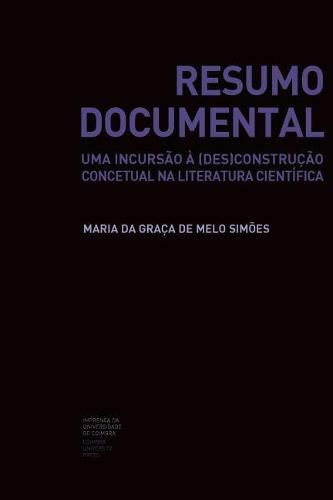 Cover image for Resumo Documental: uma incursao a (des)construcao concetual na literatura cientifica