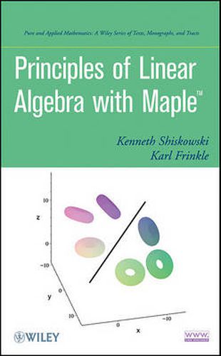 Cover image for Principles of Linear Algebra with Maple