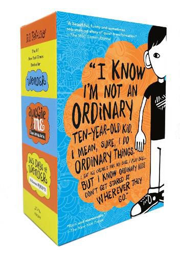 Cover image for Wonder, Auggie & Me, 365 Days of Wonder boxed set