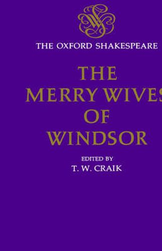 Cover image for The Oxford Shakespeare: The Merry Wives of Windsor