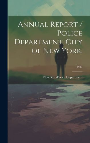 Cover image for Annual Report / Police Department, City of New York.; 1917