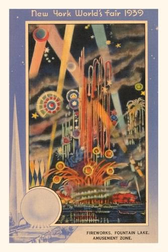 Cover image for Vintage Journal Fireworks, New York World's Fair, 1939