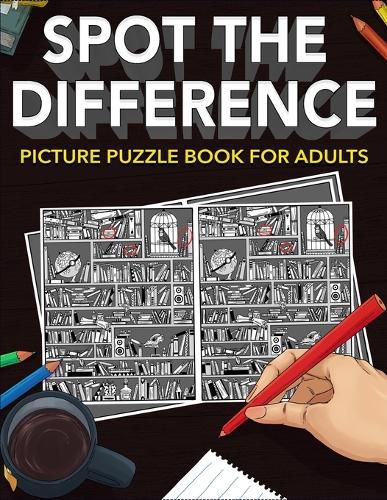 Cover image for Spot the Difference: Picture Puzzle Book for Adults