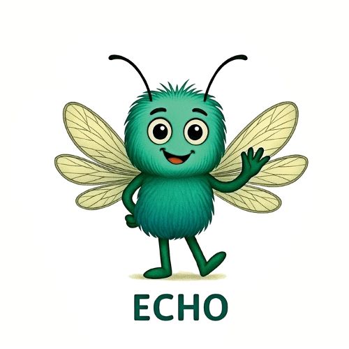 Cover image for Echo and the Rainbow Umbrella