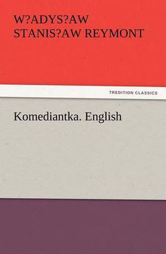 Cover image for Komediantka. English