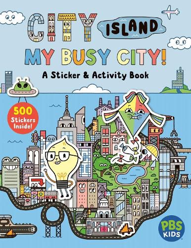 Cover image for City Island: My Busy City A Sticker & Activity Book