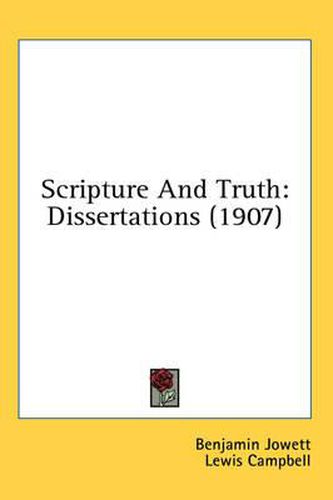 Cover image for Scripture and Truth: Dissertations (1907)