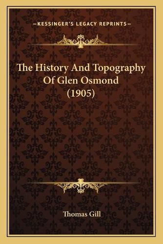 The History and Topography of Glen Osmond (1905)