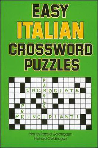 Cover image for Easy Italian Crossword Puzzles