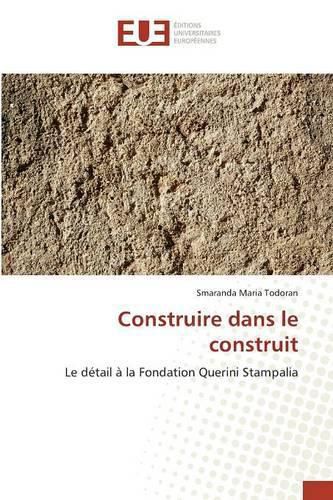 Cover image for Construire Dans Le Construit