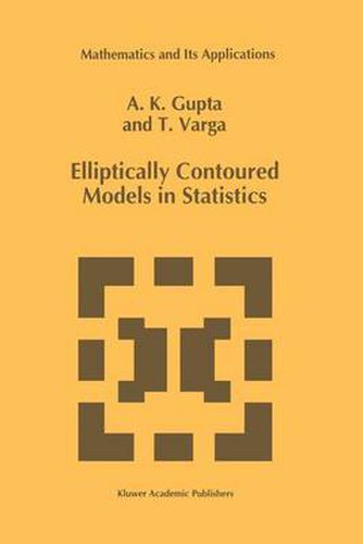 Cover image for Elliptically Contoured Models in Statistics