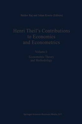 Cover image for Henri Theil's Contributions to Economics and Econometrics: Econometric Theory and Methodology