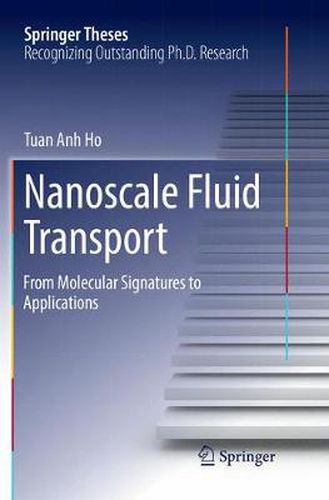 Cover image for Nanoscale Fluid Transport: From Molecular Signatures to Applications