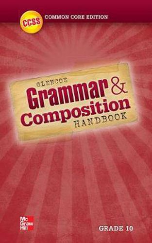 Cover image for Grammar and Composition Handbook, Grade 10