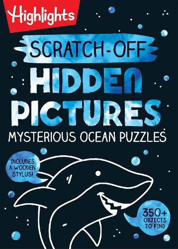 Cover image for Scratch-Off Hidden Pictures Mysterious Ocean Puzzles