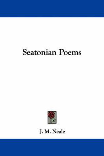 Cover image for Seatonian Poems