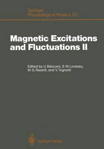 Cover image for Magnetic Excitations and Fluctuations II: Proceedings of an International Workshop, Turin, Italy, May 25-30, 1987