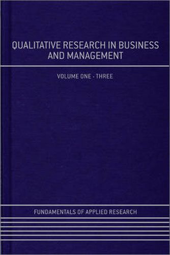 Cover image for Qualitative Research in Business and Management