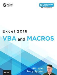 Cover image for Excel 2016 VBA and Macros