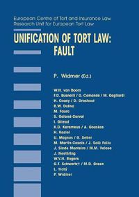 Cover image for Unification of Tort Law: Fault: Fault