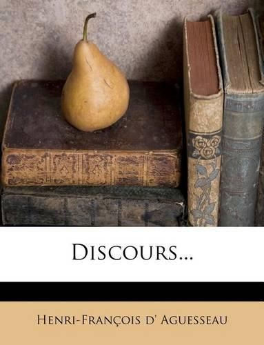 Cover image for Discours...