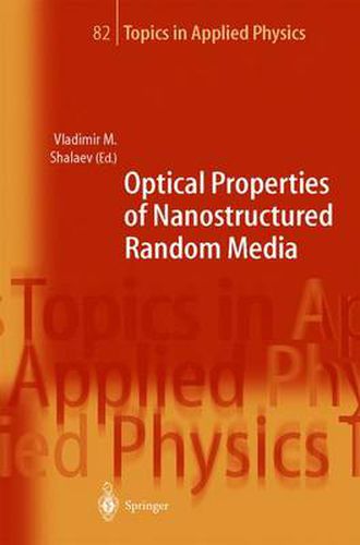 Cover image for Optical Properties of Nanostructured Random Media