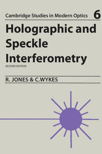 Cover image for Holographic and Speckle Interferometry