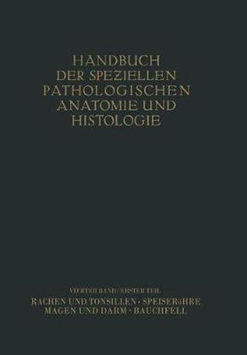 Cover image for Rachen Und Tonsillen; Speiseroehre; Magen Und Darm; Bauchfell