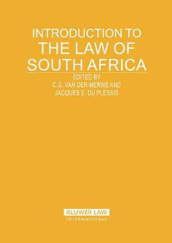 Cover image for Introduction to the Law of South Africa