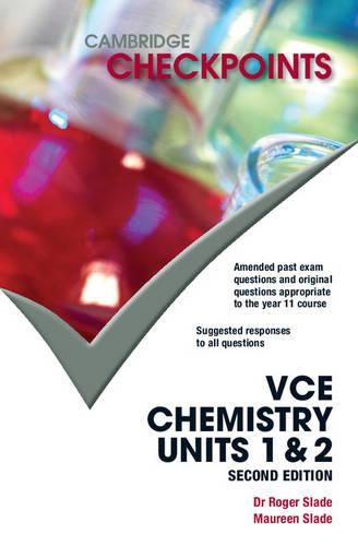 Cover image for Cambridge Checkpoints VCE Chemistry Units 1 and 2