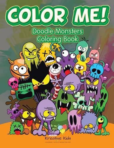Cover image for Color Me! Doodle Monsters Coloring Book