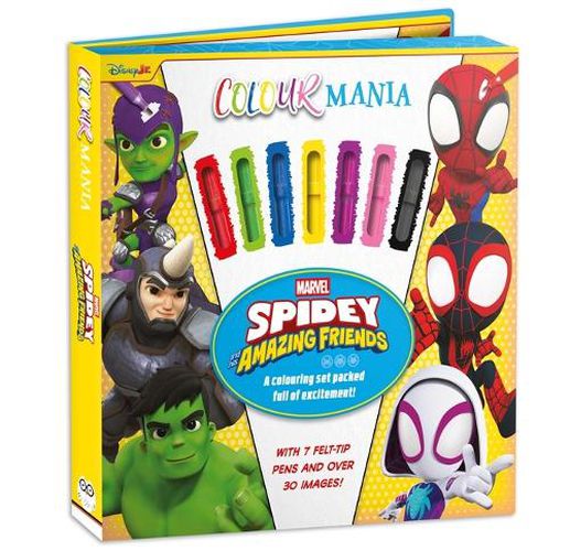 Cover image for Marvel Spidey and his Amazing Friends: Colourmania