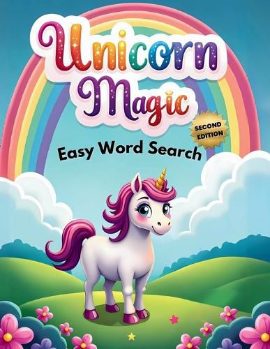 Cover image for Unicorn Magic Easy Word Search (Second Edition)