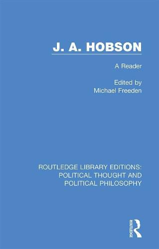 Cover image for J. A. Hobson: A Reader