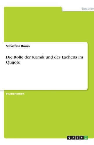 Cover image for Die Rolle der Komik und des Lachens im Quijote
