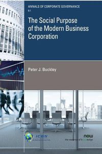 Cover image for The Social Purpose of the Modern Business Corporation