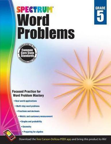 Cover image for Spectrum Word Problems, Grade 5