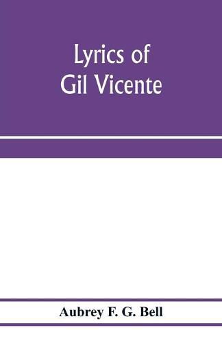 Cover image for Lyrics of Gil Vicente