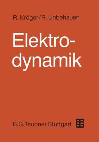 Cover image for Elektrodynamik: Einfuhrung Fur Physiker Und Ingenieure