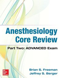 Cover image for Anesthesiology Core Review: Part Two ADVANCED Exam