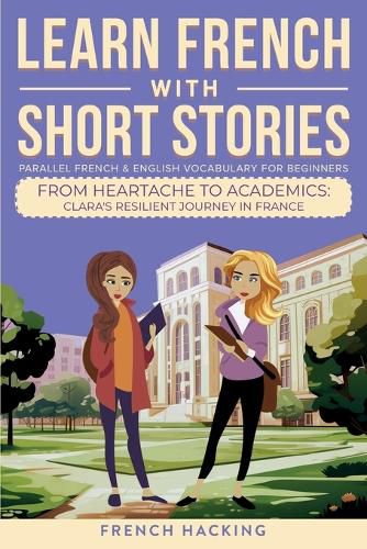 Cover image for Learn French With Short Stories - Parallel French & English Vocabulary for Beginners. From Heartache to Academics
