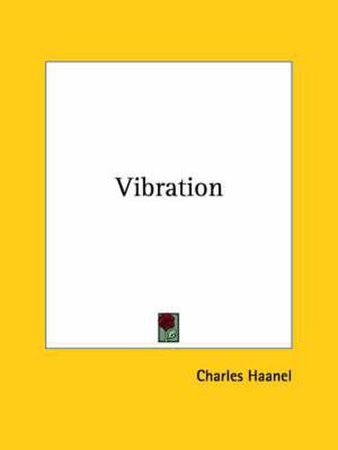 Cover image for Vibration