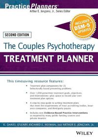 Cover image for The Couples Psychotherapy Treatment Planner, with DSM-5 Updates, 2e