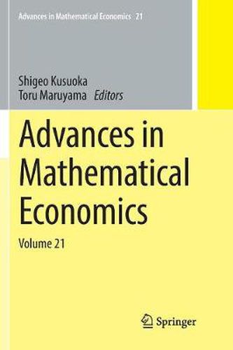 Cover image for Advances in Mathematical Economics: Volume 21