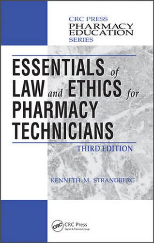 Cover image for Essentials of Law and Ethics for Pharmacy Technicians